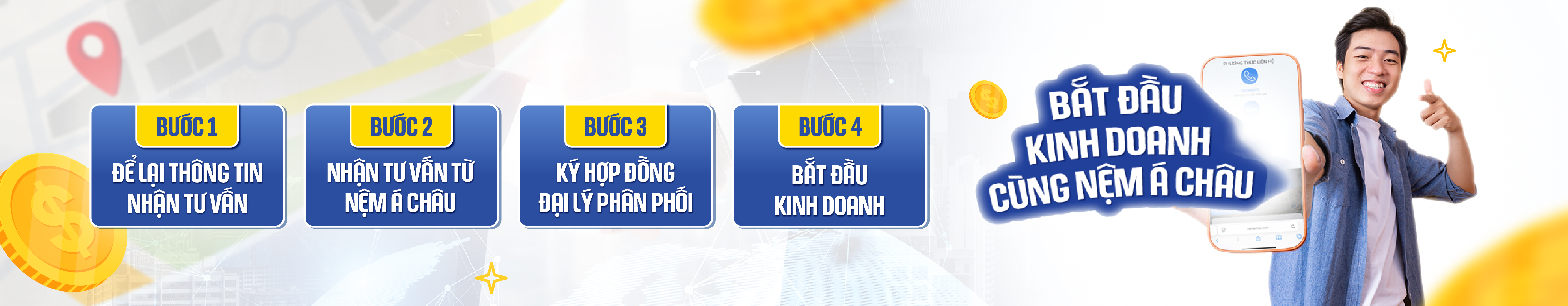 Đăng ký làm đại lý Nệm Á Châu