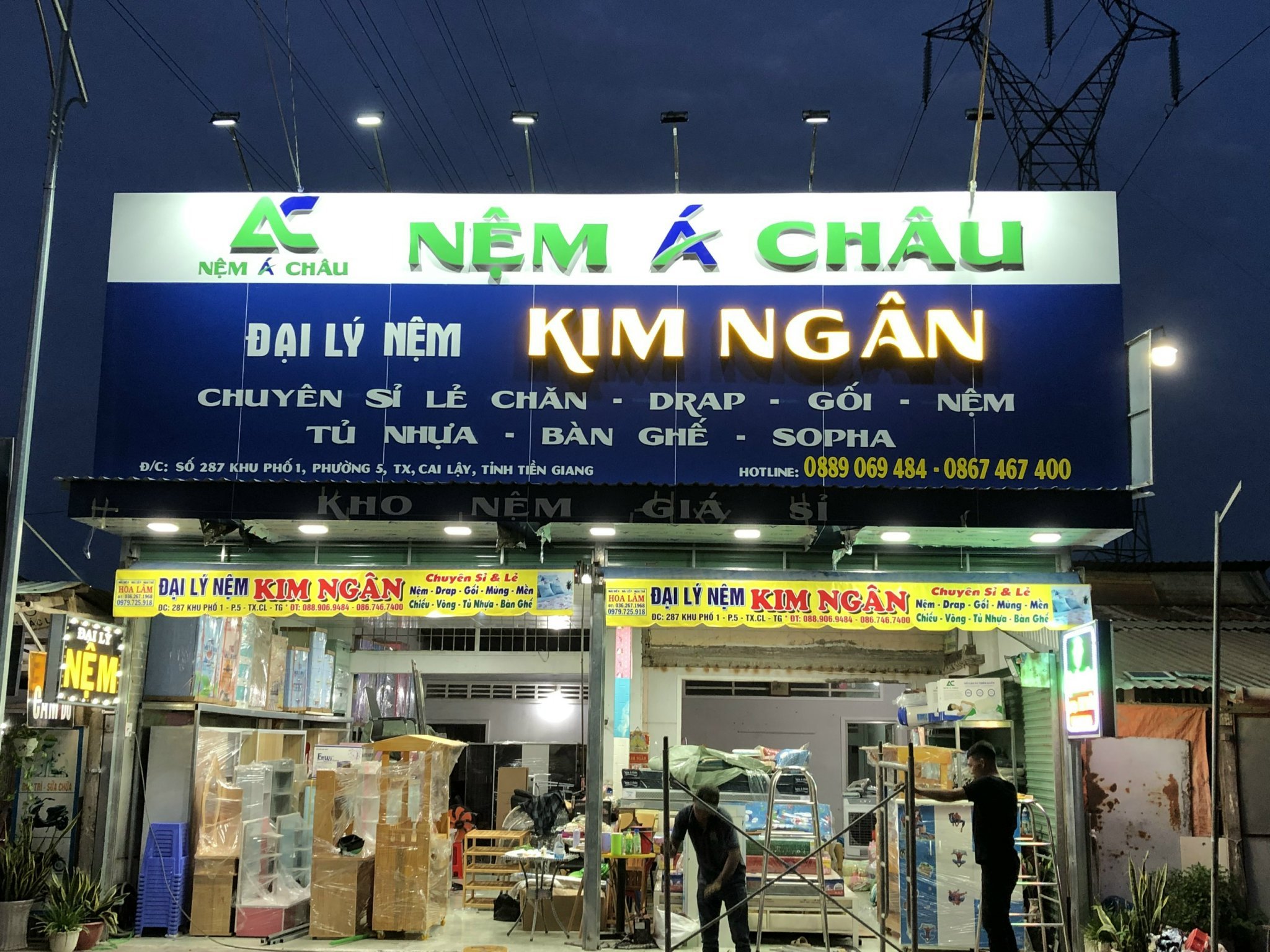 Đại lý Nệm Á Châu tiêu biểu