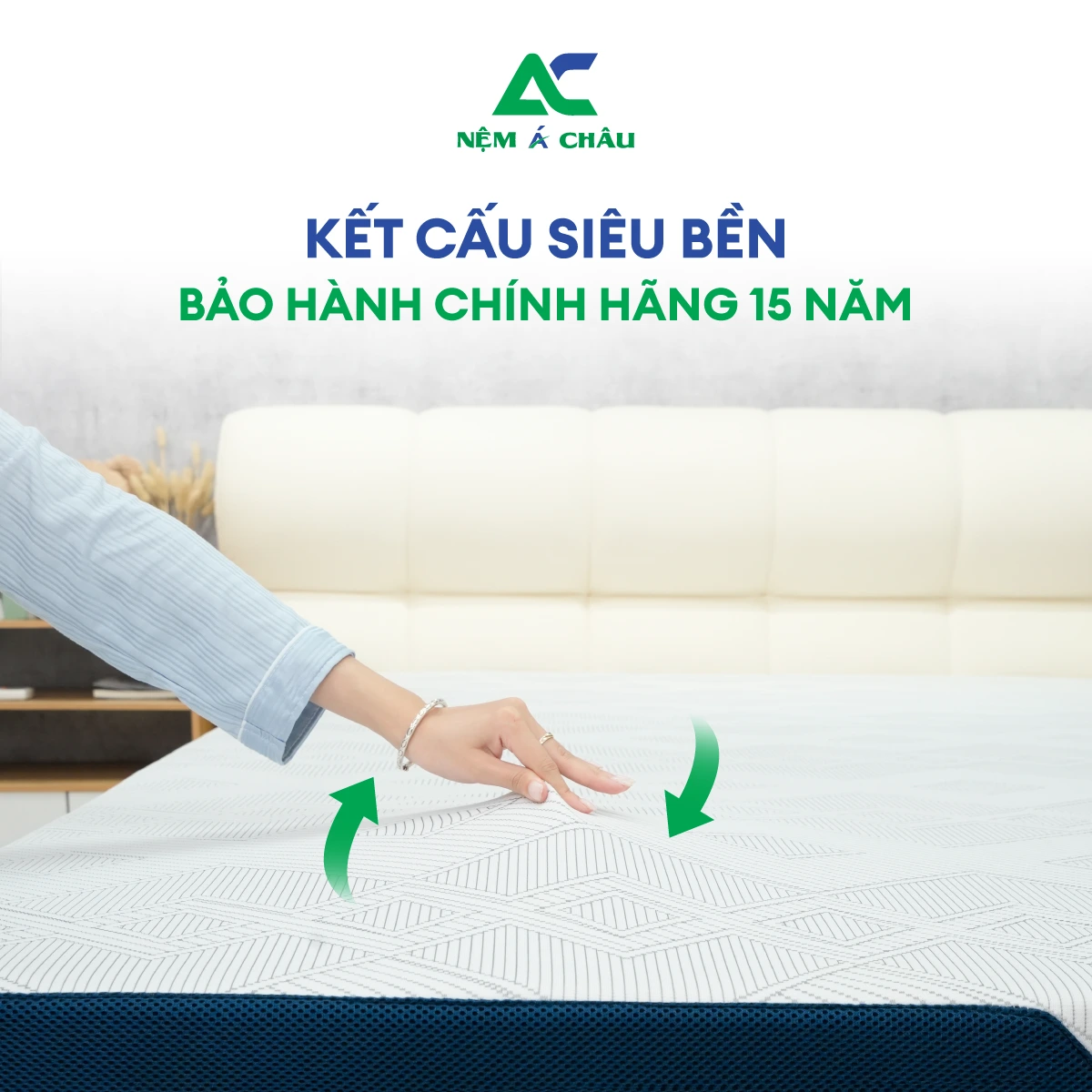 Chi tiết sản phẩm - Nệm Á Châu Luxury NEW 1