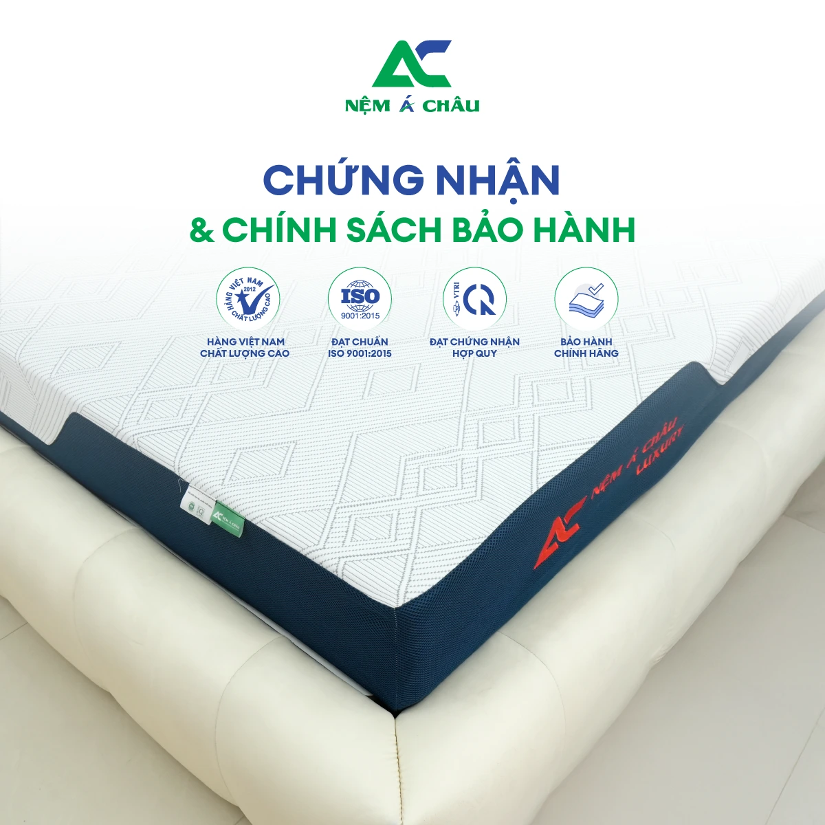 Chi tiết sản phẩm - Nệm Á Châu Luxury NEW 4
