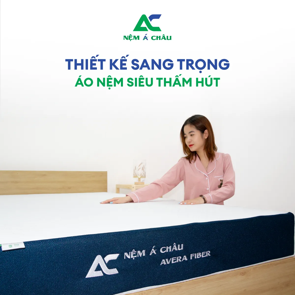 Chi tiết sản phẩm - Nệm Á Châu Avera Fiber 2