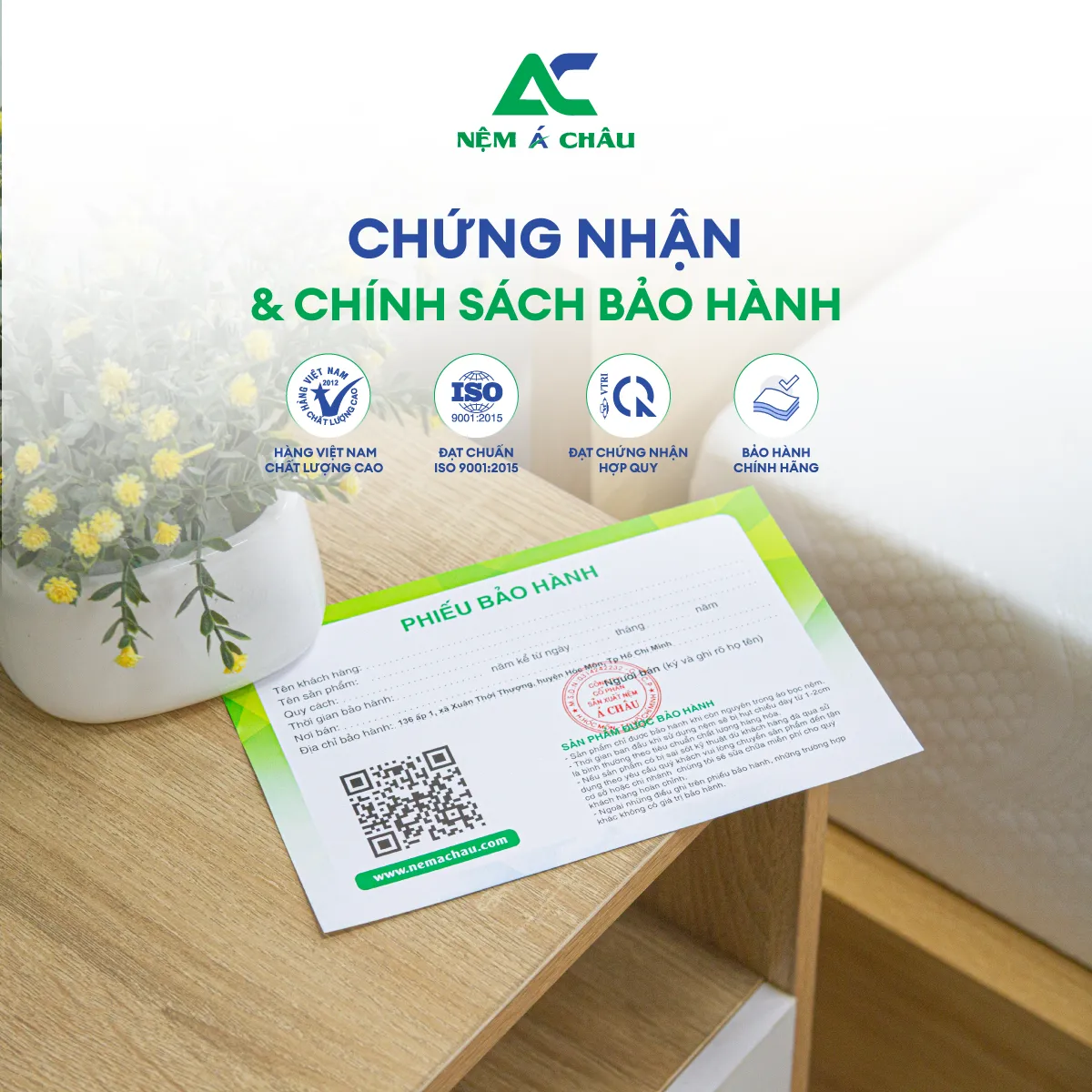 Chi tiết sản phẩm - Nệm Á Châu Avera Fiber 4