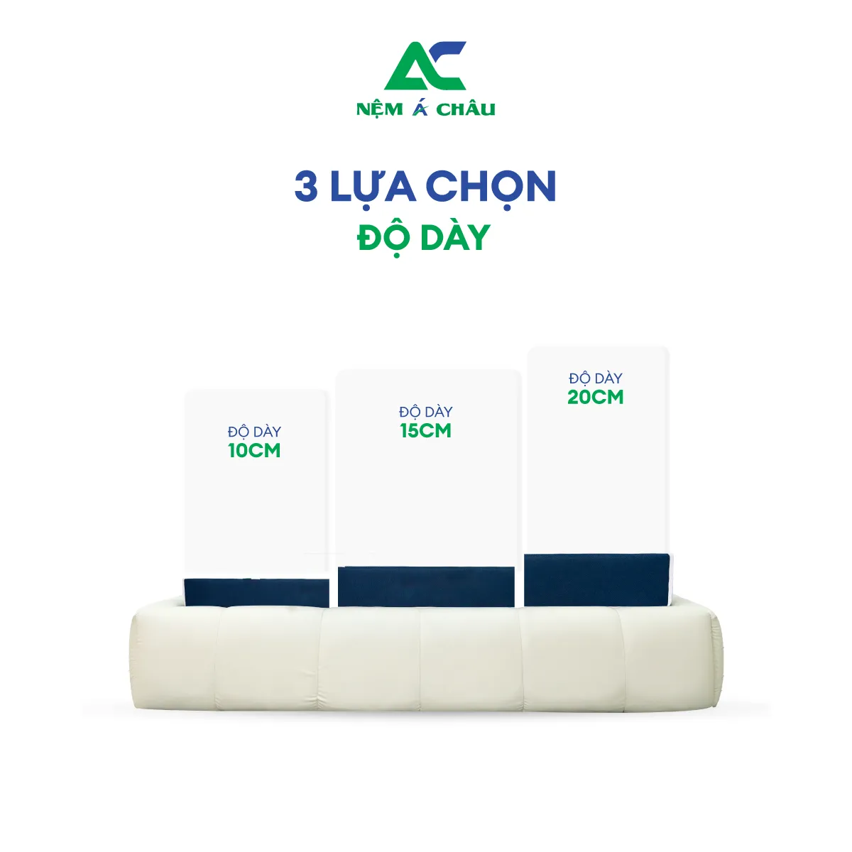 Chi tiết sản phẩm - Nệm Á Châu Avera Fiber 5
