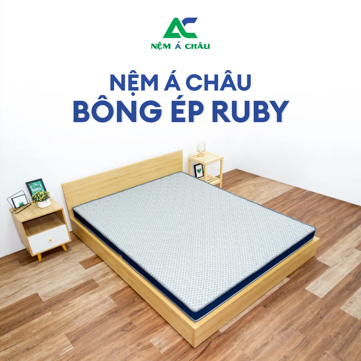 Chi tiết sản phẩm - Nệm Á Châu Bông Ép Ruby 2