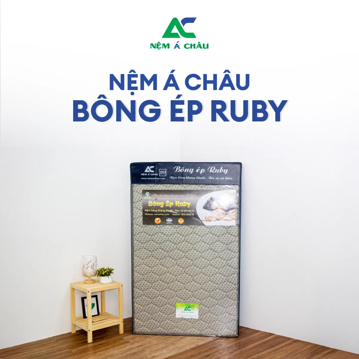 Chi tiết sản phẩm - Nệm Á Châu Bông Ép Ruby 3