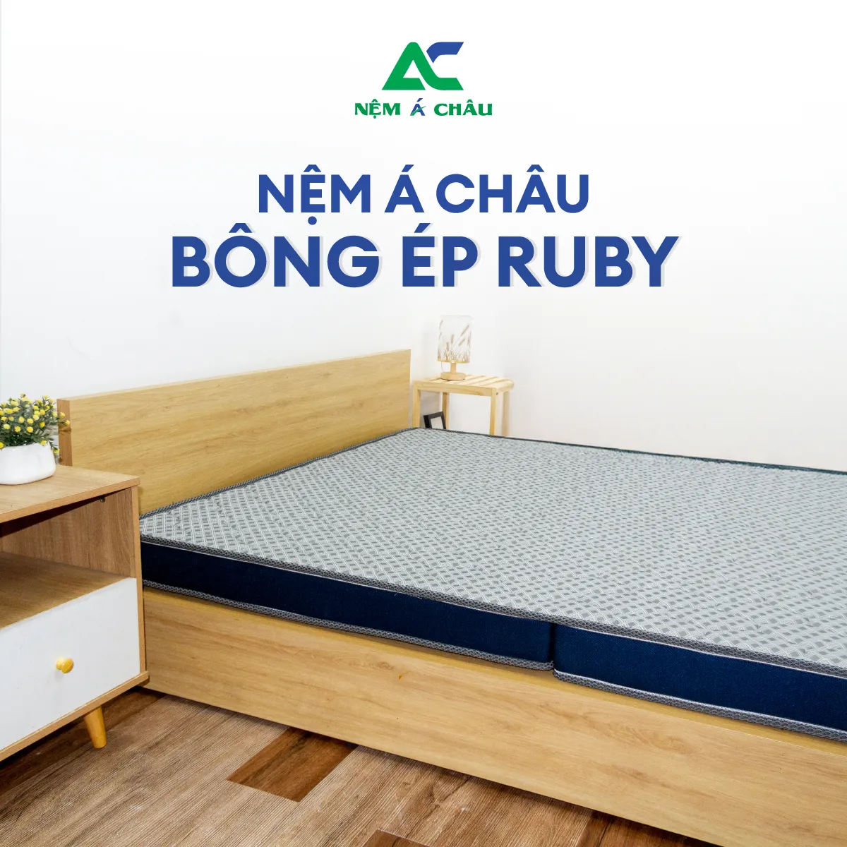 Chi tiết sản phẩm - Nệm Á Châu Bông Ép Ruby 5