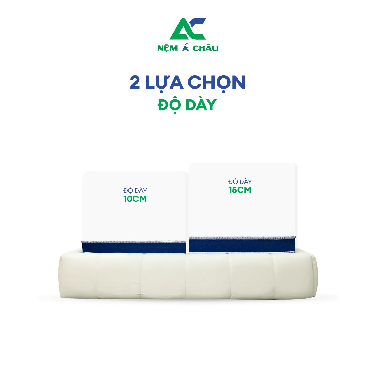 Chi tiết sản phẩm - Nệm Á Châu Bông Ép Ruby 6