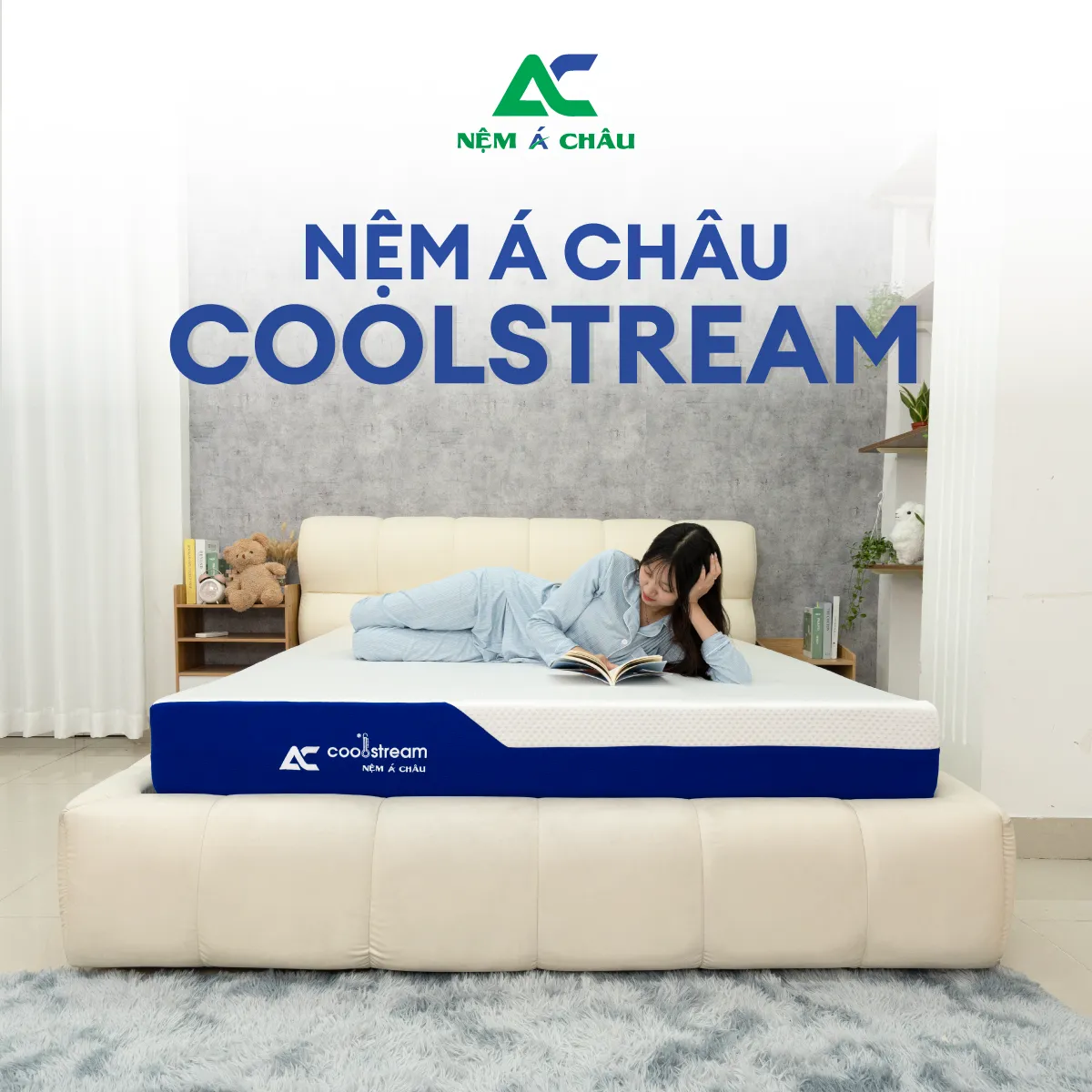 Chi tiết sản phẩm - Nệm Á Châu Coolstream 7