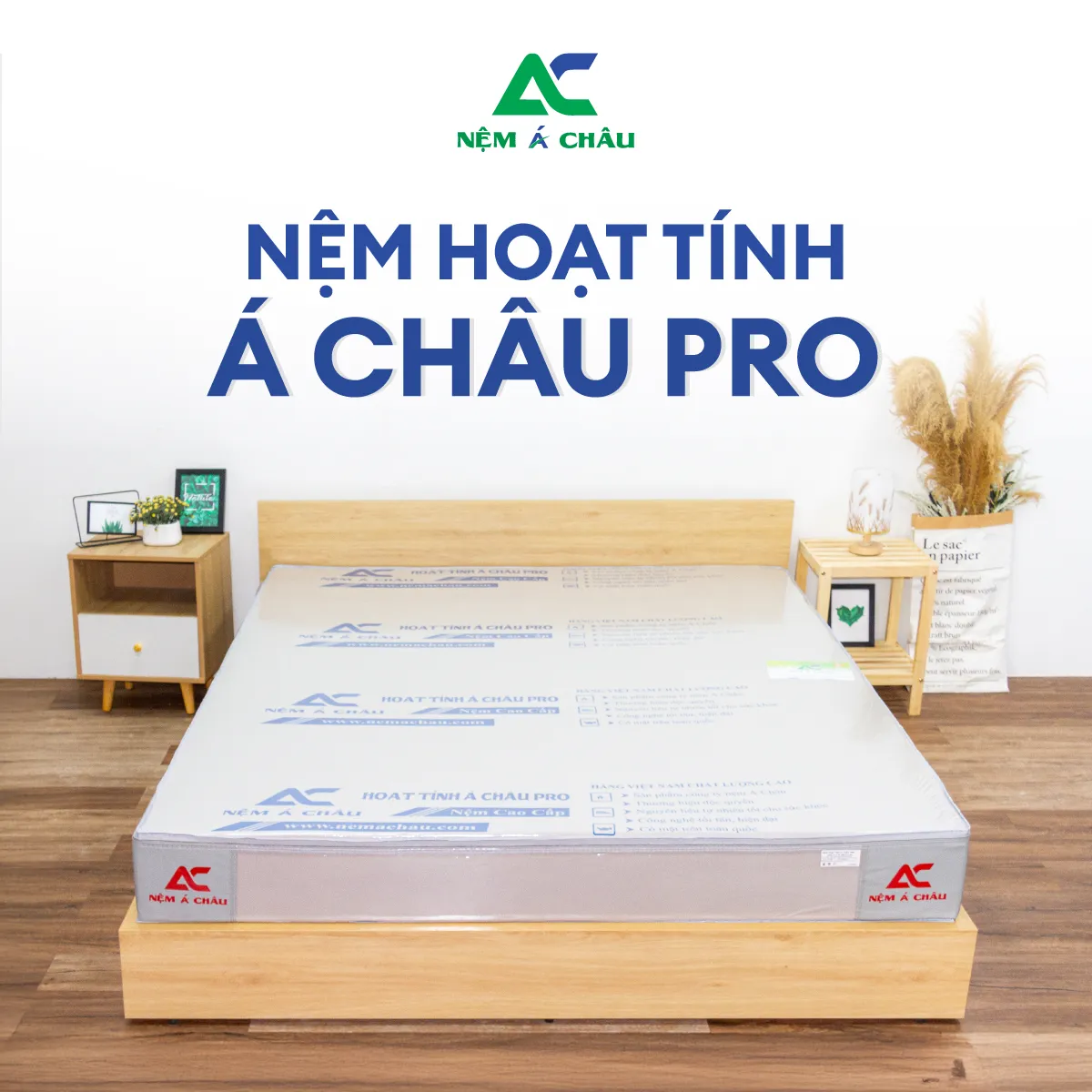 Chi tiết sản phẩm - Nệm Foam Hoạt Tính Pro Á Châu 3