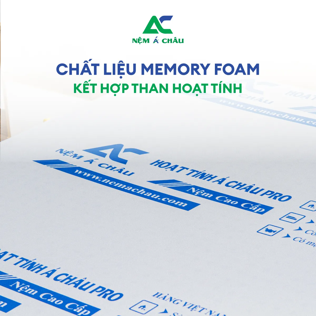 Chi tiết sản phẩm - Nệm Foam Hoạt Tính Pro Á Châu 6