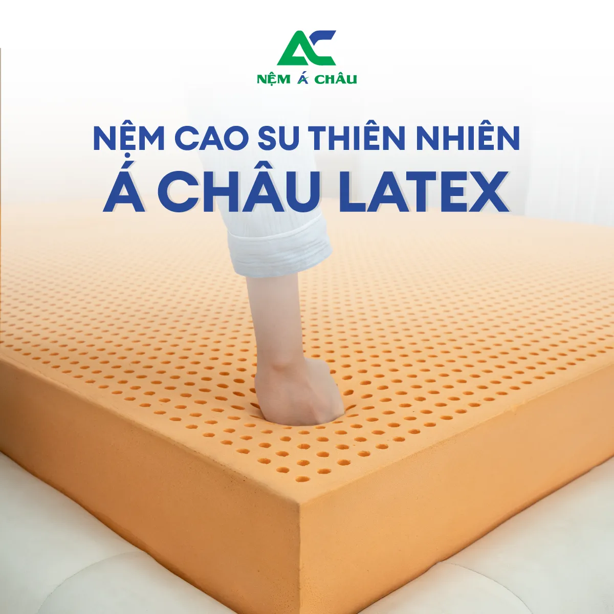 Chi tiết sản phẩm - Nệm Cao Su Thiên Nhiên Á Châu Latex 8