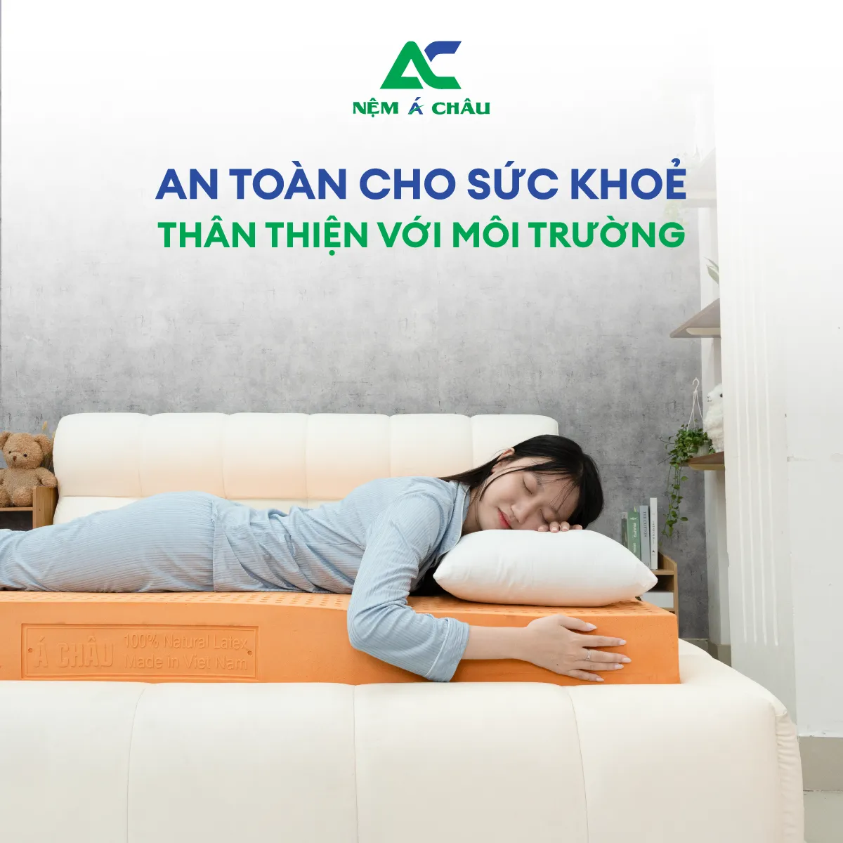 Chi tiết sản phẩm - Nệm Cao Su Thiên Nhiên Á Châu Latex 1