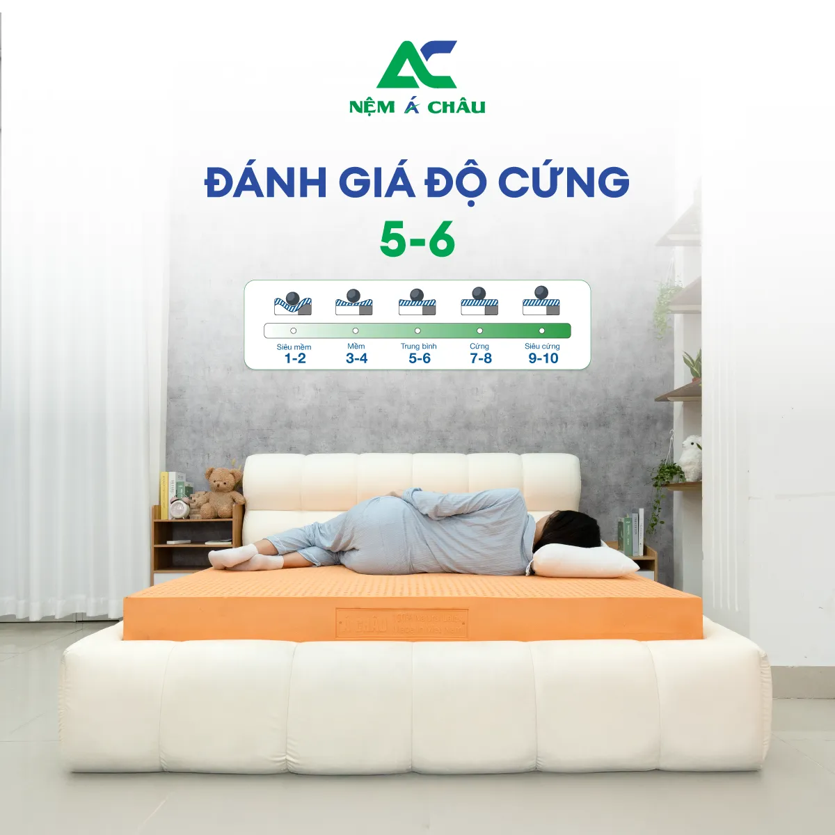 Chi tiết sản phẩm - Nệm Cao Su Thiên Nhiên Á Châu Latex 2