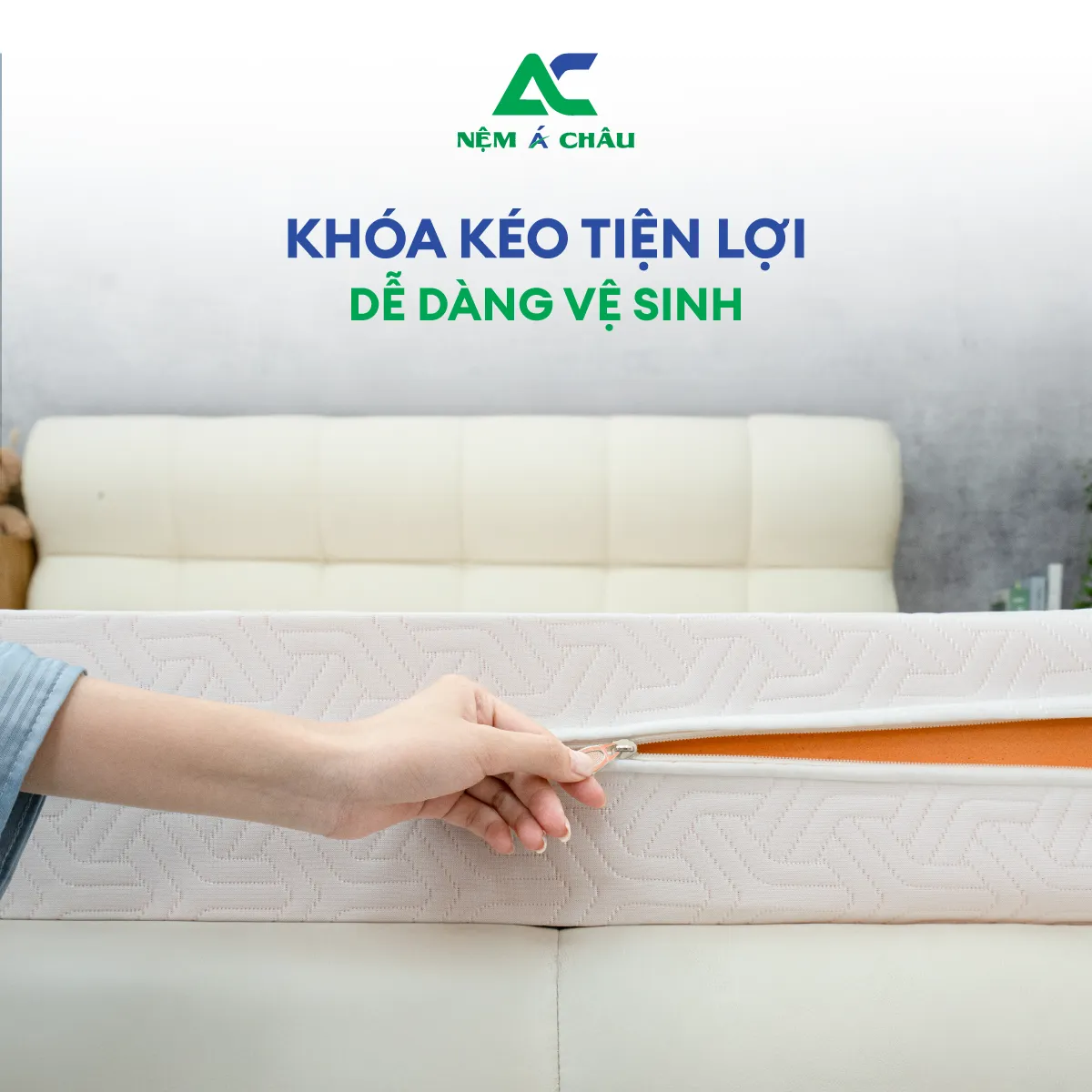 Chi tiết sản phẩm - Nệm Cao Su Thiên Nhiên Á Châu Latex 3