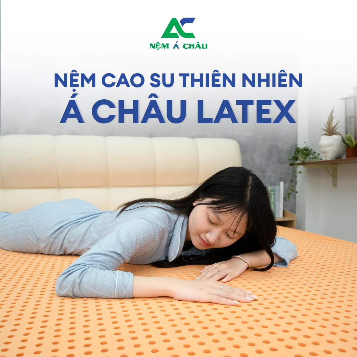Chi tiết sản phẩm - Nệm Cao Su Thiên Nhiên Á Châu Latex 7