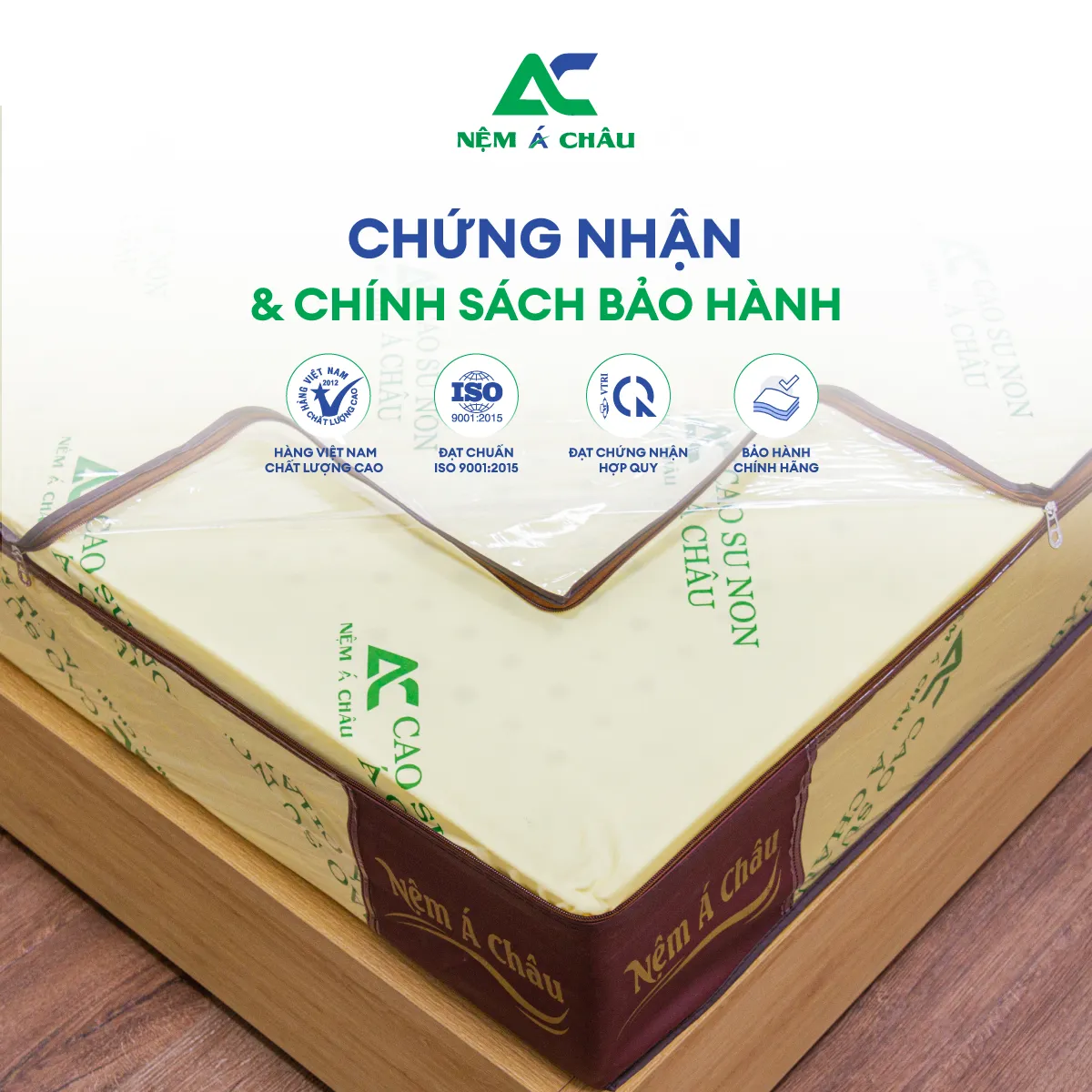 Chi tiết sản phẩm - Nệm Cao Su Non Á Châu 4