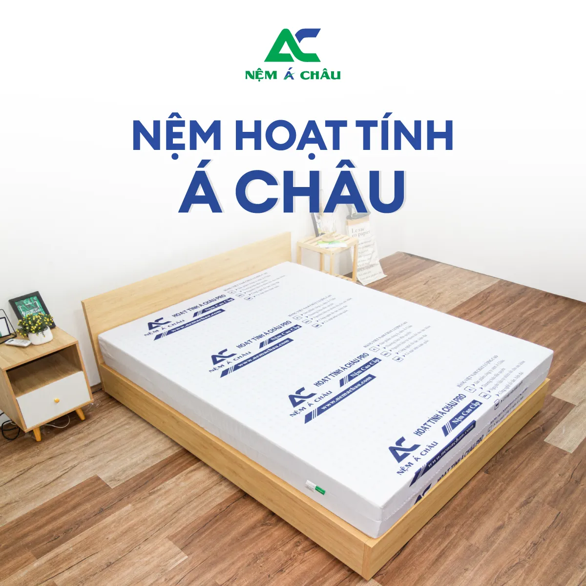 Chi tiết sản phẩm - Nệm Foam Hoạt Tính Á Châu 3