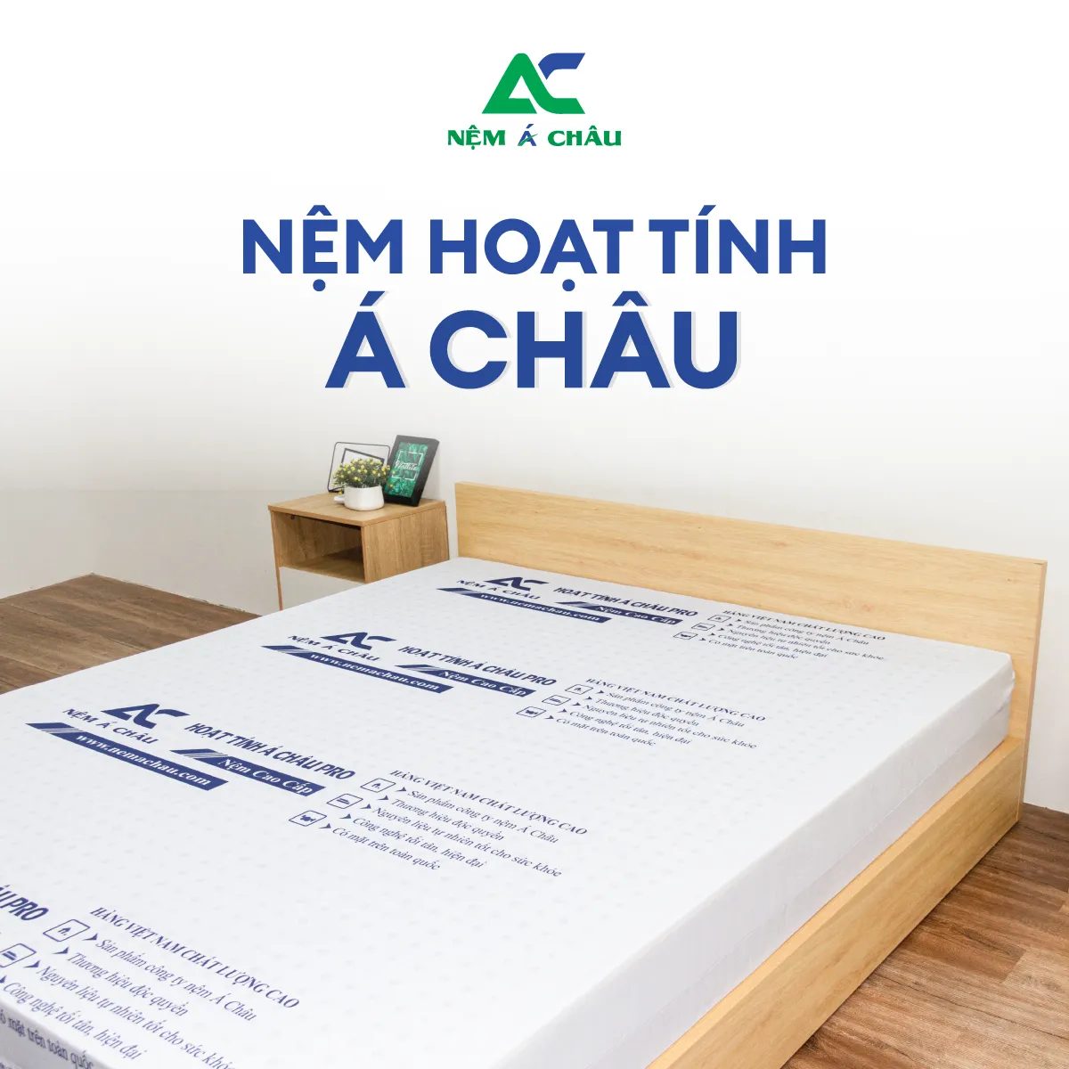 Chi tiết sản phẩm - Nệm Foam Hoạt Tính Á Châu 7