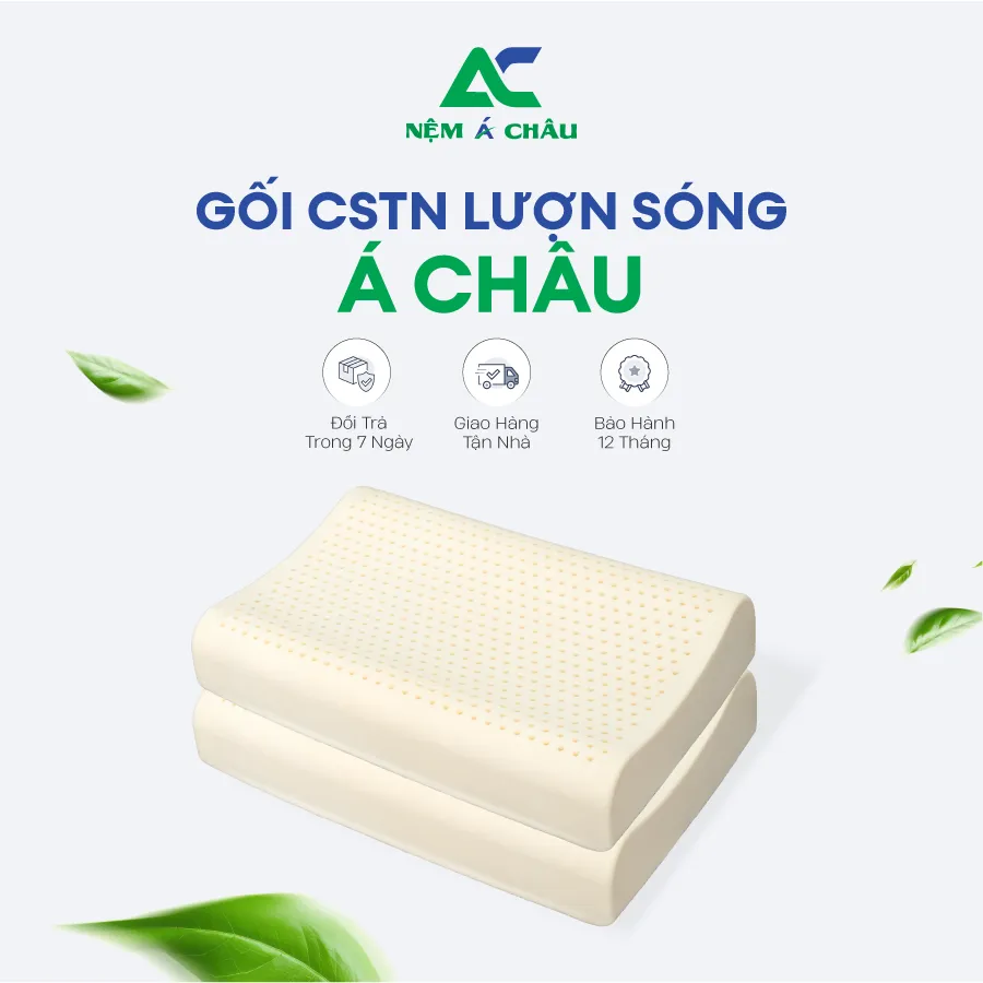 Chi tiết sản phẩm - Gối Cao Su Thiên Nhiên Lượn Sóng Á Châu 7