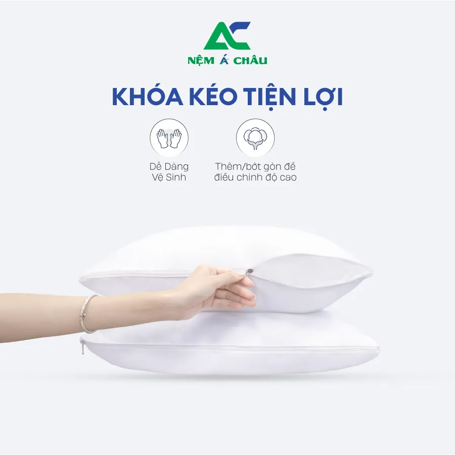 Chi tiết sản phẩm - Gối Lông Vũ Á Châu 1