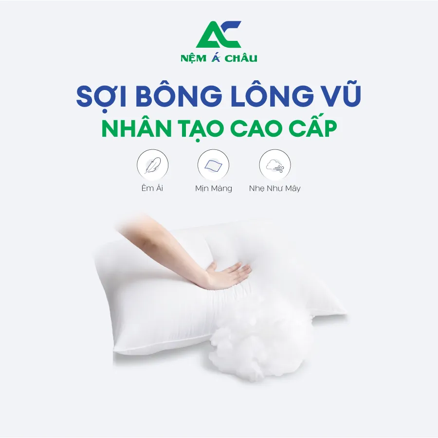 Chi tiết sản phẩm - Gối Lông Vũ Á Châu 2
