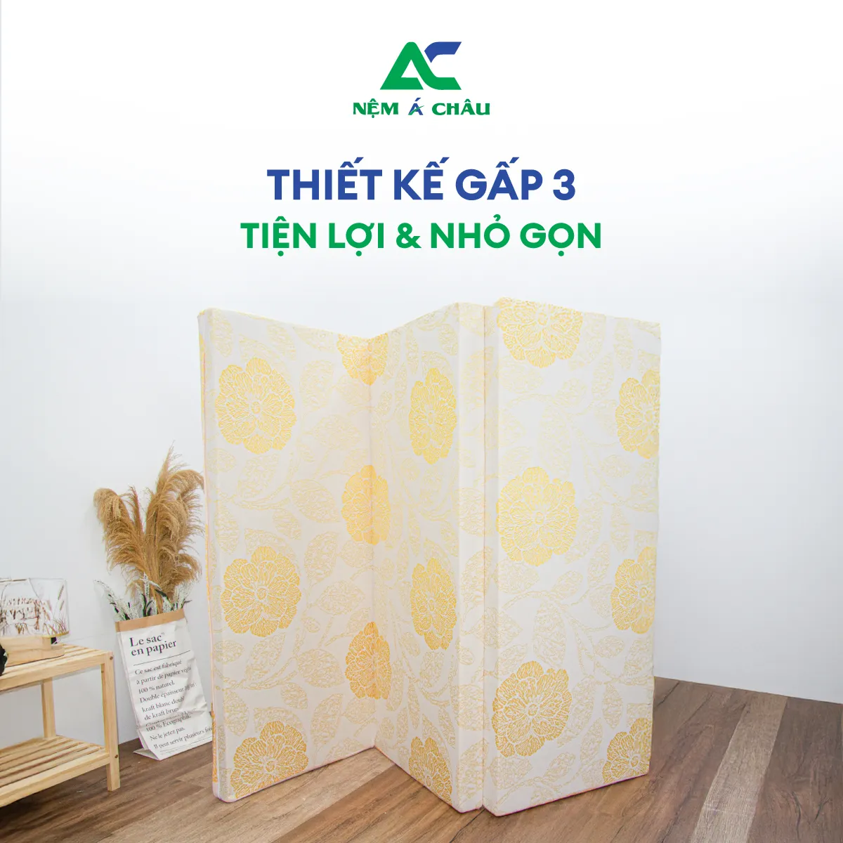 Chi tiết sản phẩm - Nệm Á Châu Bông Ép Hoạt Tính 0