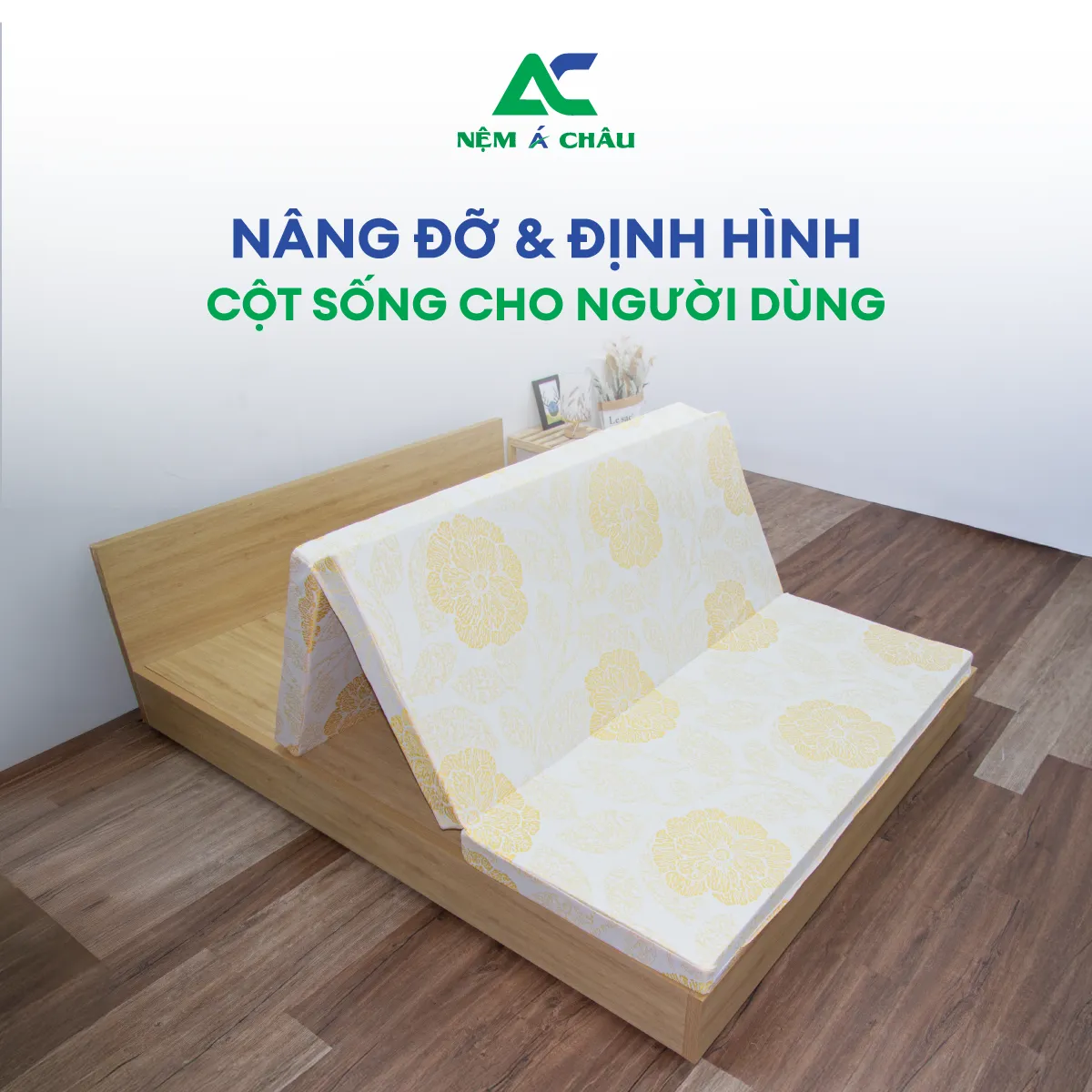 Chi tiết sản phẩm - Nệm Á Châu Bông Ép Hoạt Tính 2